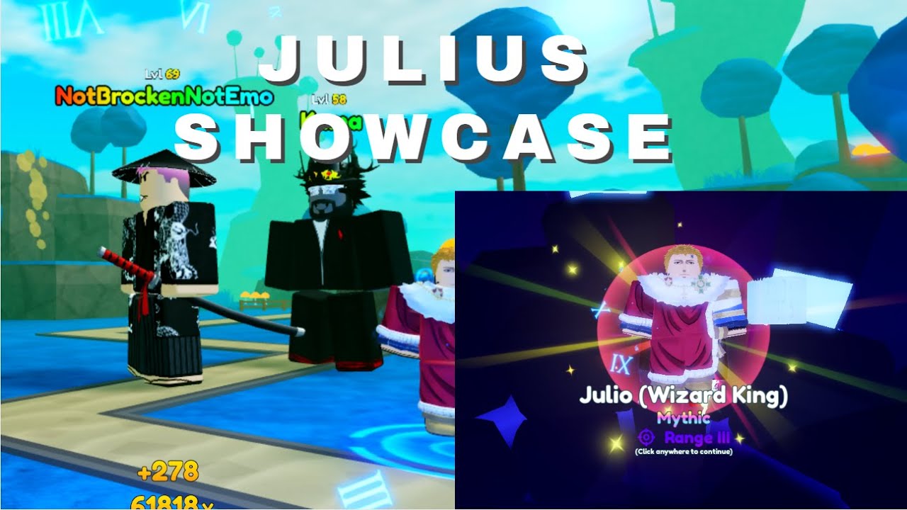 **JULIUS EVOLVED SHOWCASE** | Anime Adventures