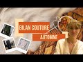 Bilan couture automne  encore un pantalon et prsentation de mes projets couture  venir