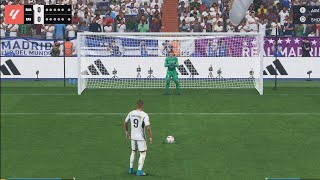 Real Madrid vs Barcelona Penalty Shootout | FC 24
