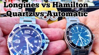 Longines vs Hamilton, Quartz vs Automatic, just because we can 😁 - YouTube