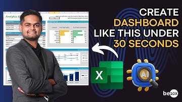 How to Create Interactive Excel Dashboards with AI Tools: Design & Reporting | Be10x