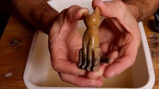 Small Cat Soapstone Carving Kit | Full Beginner Tutorial