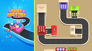 Sort Factory Levels 1-10 | Game Walkthrough 🎮