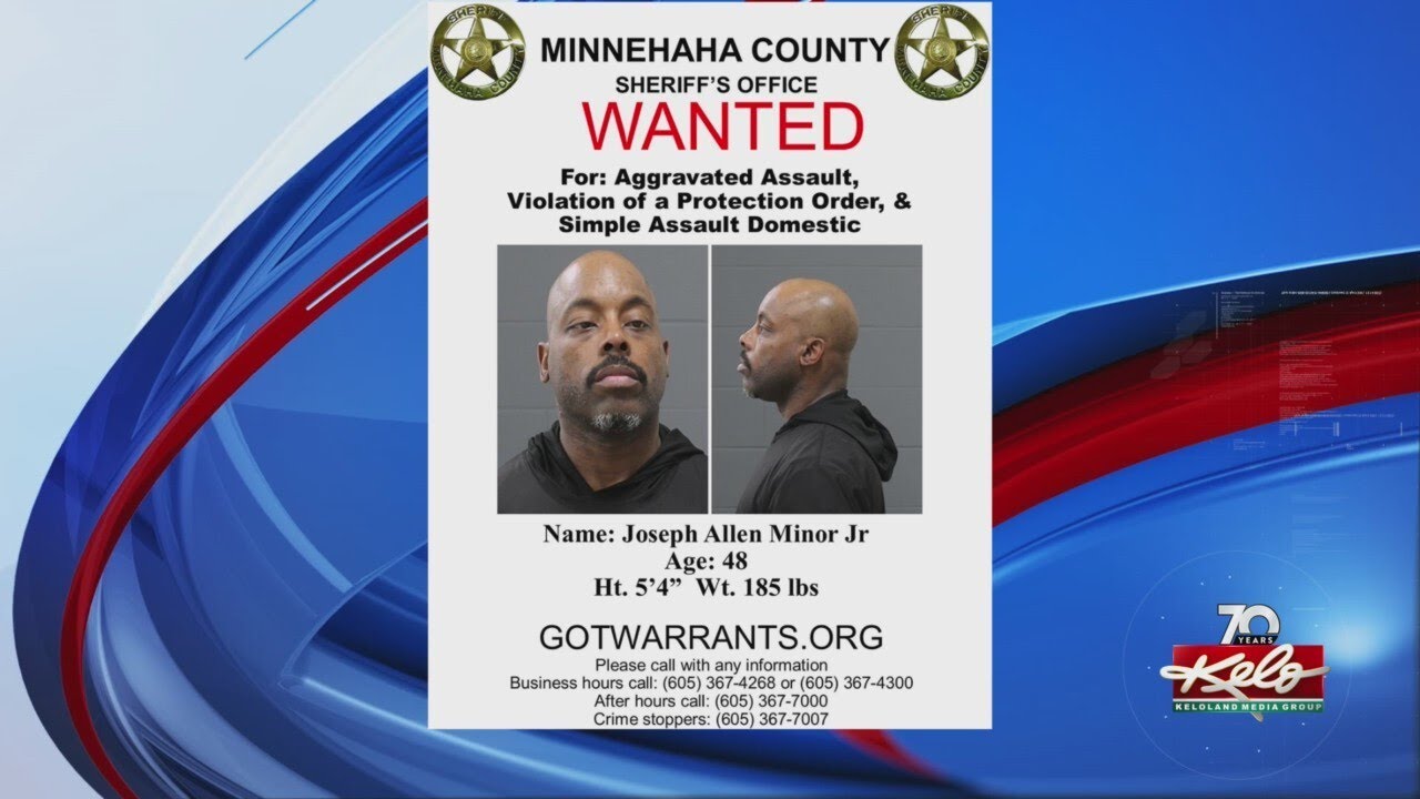 Officials search for wanted man in Minnehaha County - YouTube