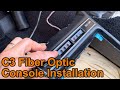 C3 Corvette Fiber Optic Console Installation