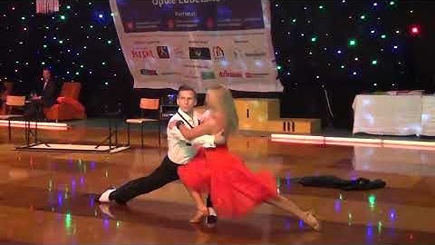 Agnieszka Kaczorowska Tomasz Barański TANGO POKAZ Opole Lubelskie Gala Tańca 2015