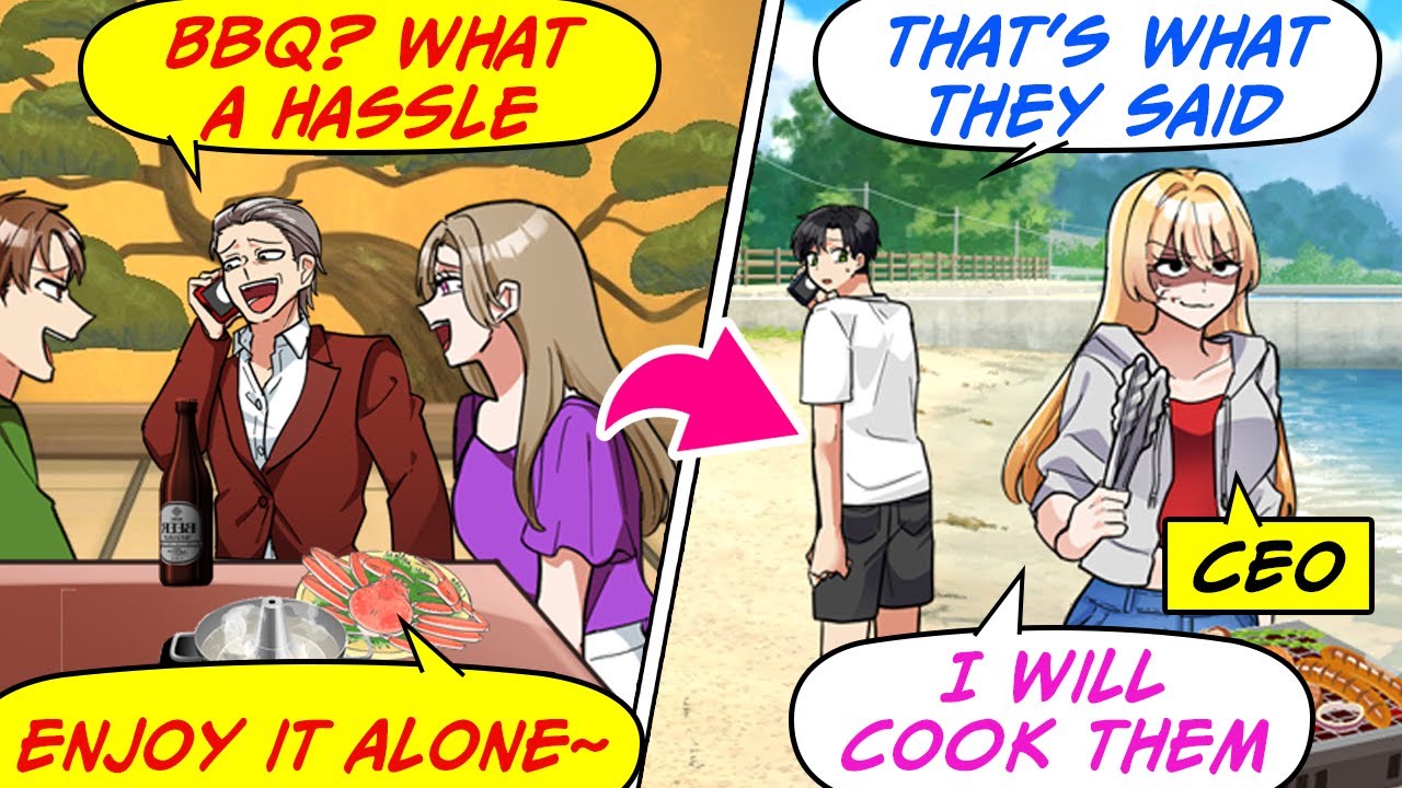 [Manga Dub] My Boss ditched the BBQ to eat alone, but then I told the President...!? [RomCom]