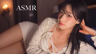 [ASMR] Your Korean GF put you sleep tonight 🩷