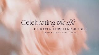 Karen Loretta Hall Kultgen (1941-2024) - Funeral Service