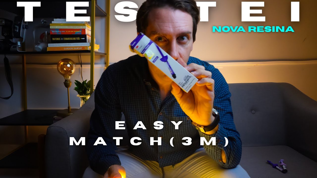 ✅️TESTEI A EASY MATCH NUMA CLASSE IV! A NOVA RESINA DA 3M  e TIVEMOS UM PROBLEMA!