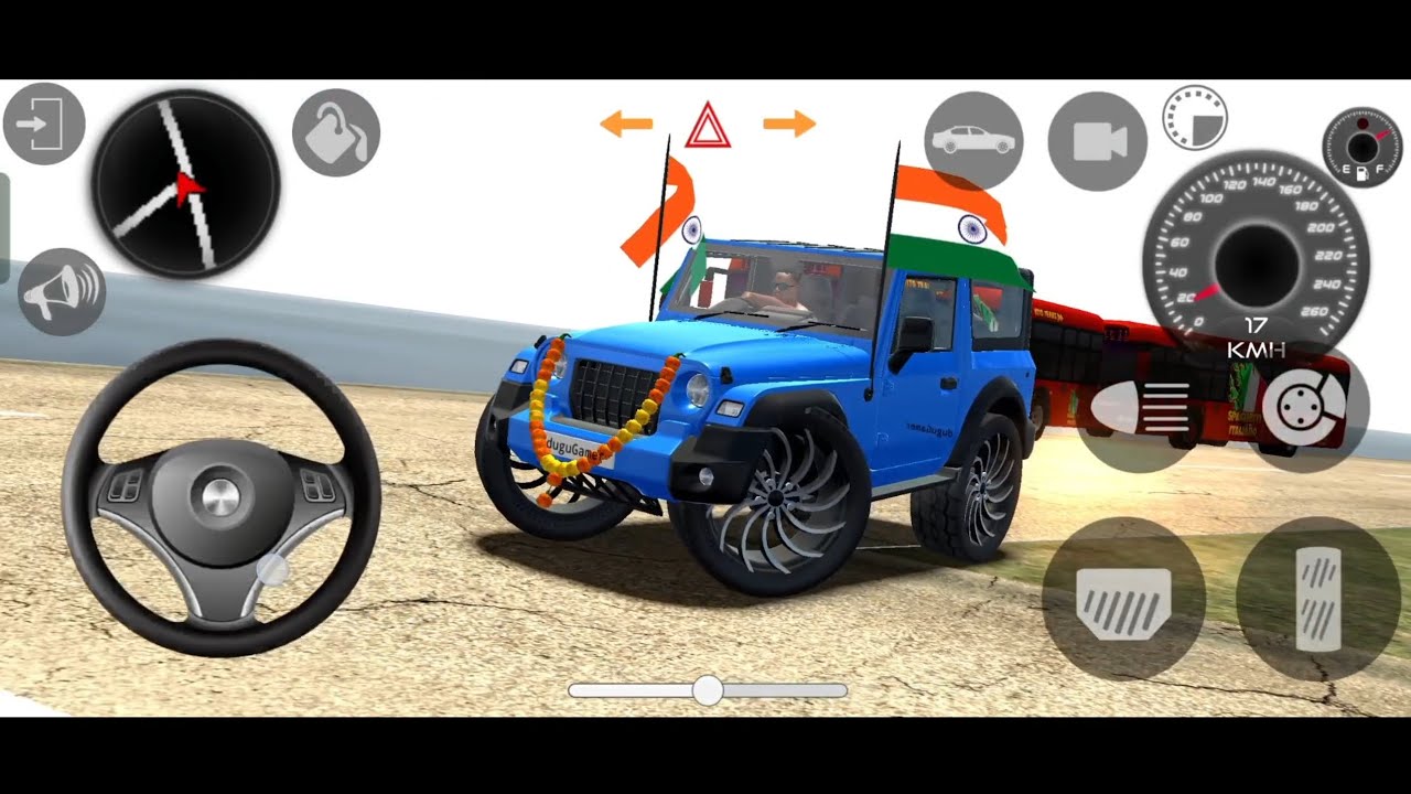 Modified Mahindra Thar 😈 Games: Indian Blue Thar (Gadi Wala Games) Car Game Android Game – 