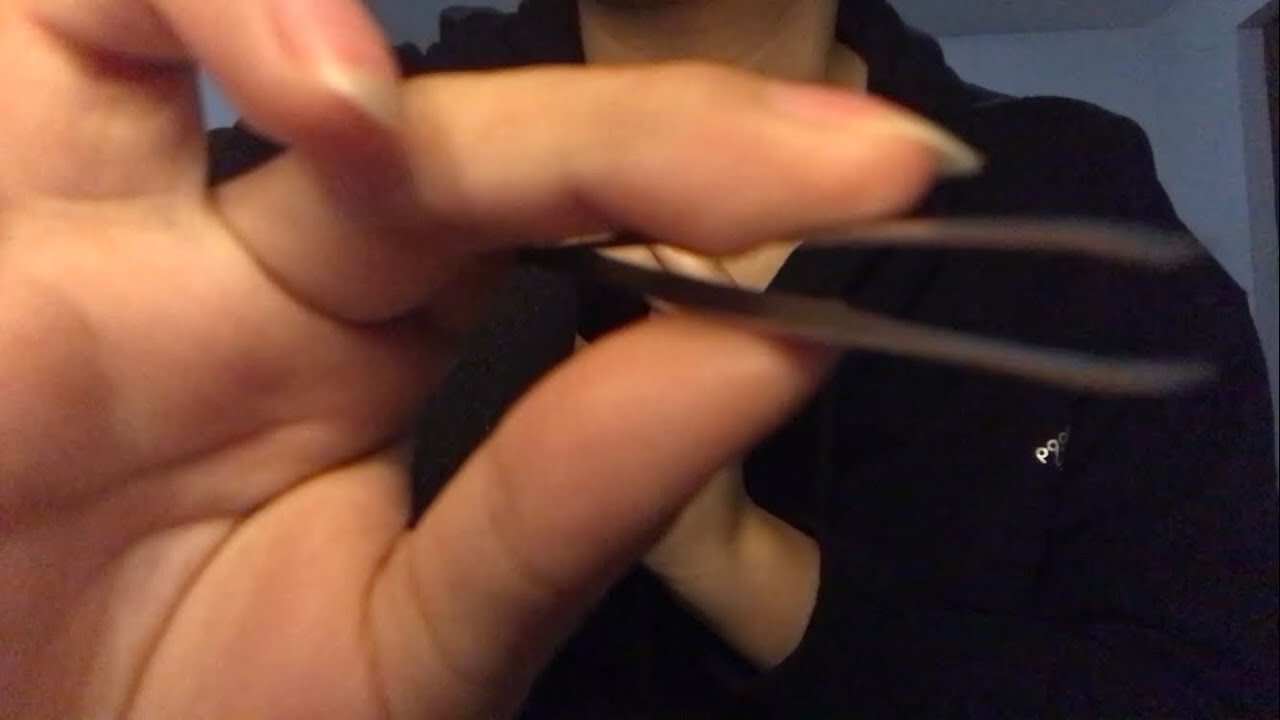 asmr fixing your eyebrows in 8min fast and aggressive 