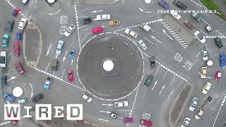 See How an Insane 7-Circle Roundabout Actually Works | WIRED screenshot 2