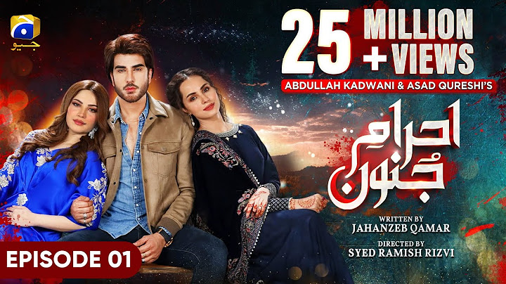 Ehraam-e-Junoon Episode 01 - [Eng Sub] - Neelam Muneer - Imran Abbas - Nimra Khan - 8th May 2023