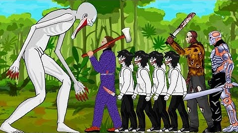 SCP 096 VS Jeff The Killer, Uber Jason, Jason Voorhees, Michael Myers.