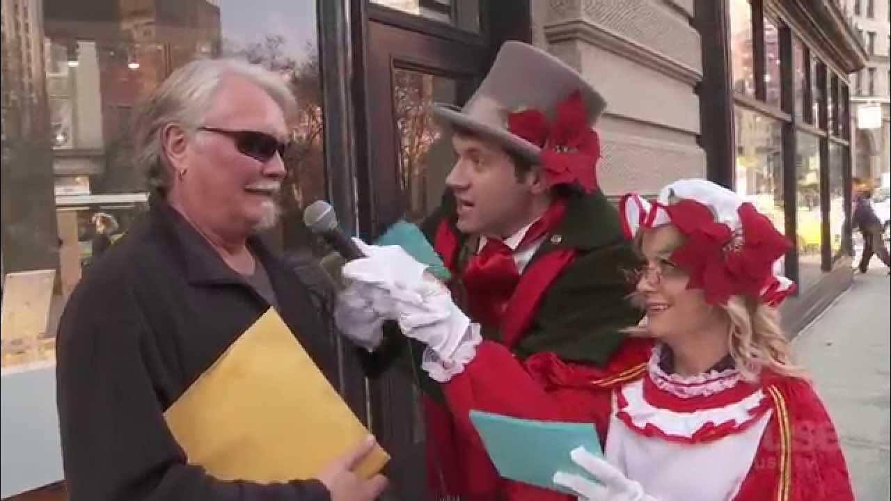 Christmas Carol Ambush with Amy Poehler! YouTube