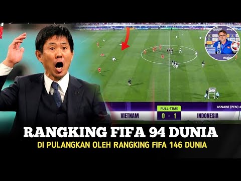 REAKSI gila pelatih jepang ketika Vietnam di pulangkan Indonesia padahal rangking FIFA jauh berbeda