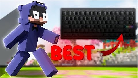 I Played With The BEST Keyboard For Minecraft..