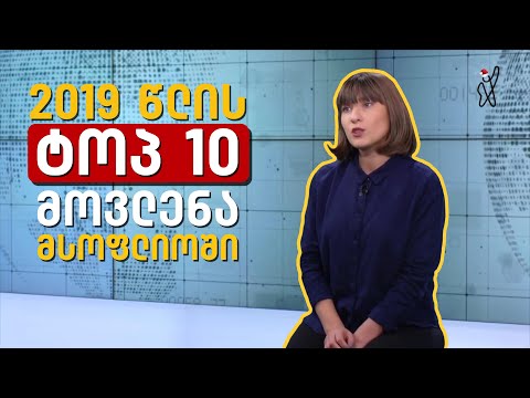 2019 წლის ტოპ 10 მოვლენა მსოფლიოში