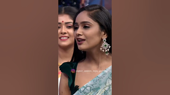 Tejaswini🔥💫 in Aadivaramwithstarmaaparivaram show #starmaa