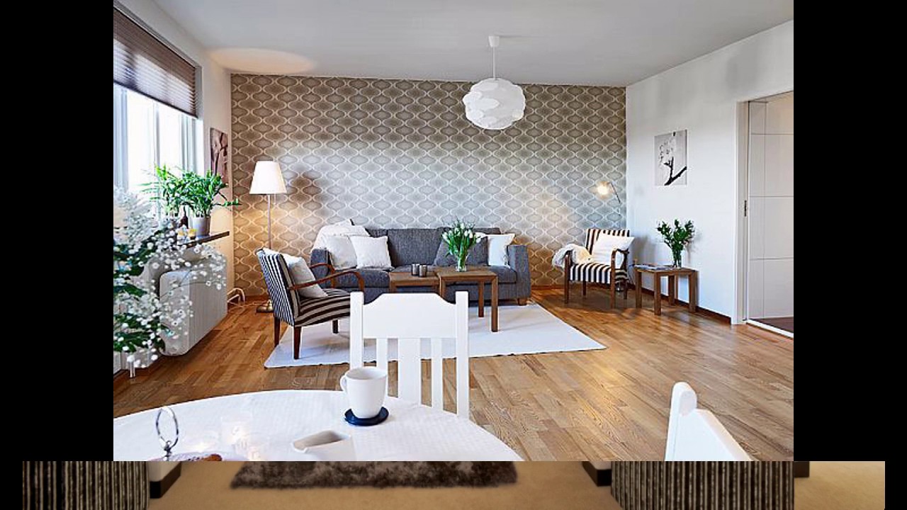 contemporary art ตัวอย่าง Living room ideas accent walls