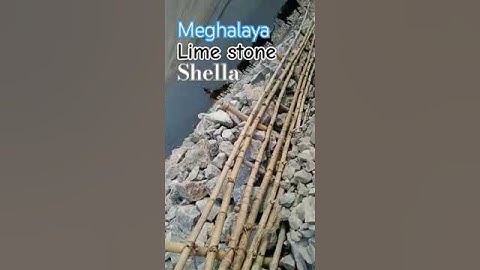 Lime stones in Meghalaya. #shorts @shillongteer1974