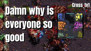 [Cross_tv1] Some GOSU players in this game 3v3 | Starcraft Fastest Zerg