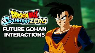 The Tragic Life of Future Gohan - Dragon Ball Sparking Zero Interactions