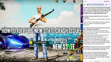 How To Fix Pubg New State crash Problem ? | Pubg New State Issue Fix | New State Game Not Opening
