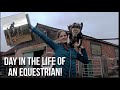 Day in the life of an equestrian what trick has grace learnt  bethrides vlog