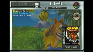 видео: Запуск игр PS1 на PS2 с флешки через Open PS2 Loader. картинка: Запуск игр PS1 на PS2 с флешки через Open PS2 Loader.