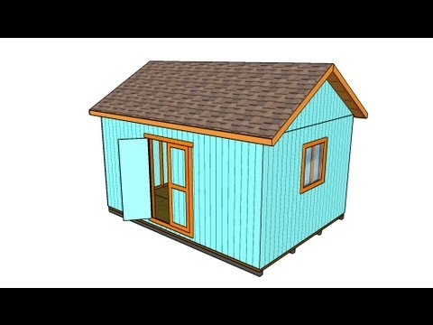How to build a 12x16 shed - YouTube