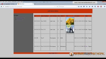 Tutorial CRUD & Upload Foto Dengan Dreamweaver (Studi Kasus Data Siswa) Part 4