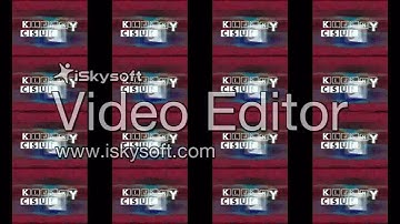 i made red tv on iskysoft video editor and avs video converter