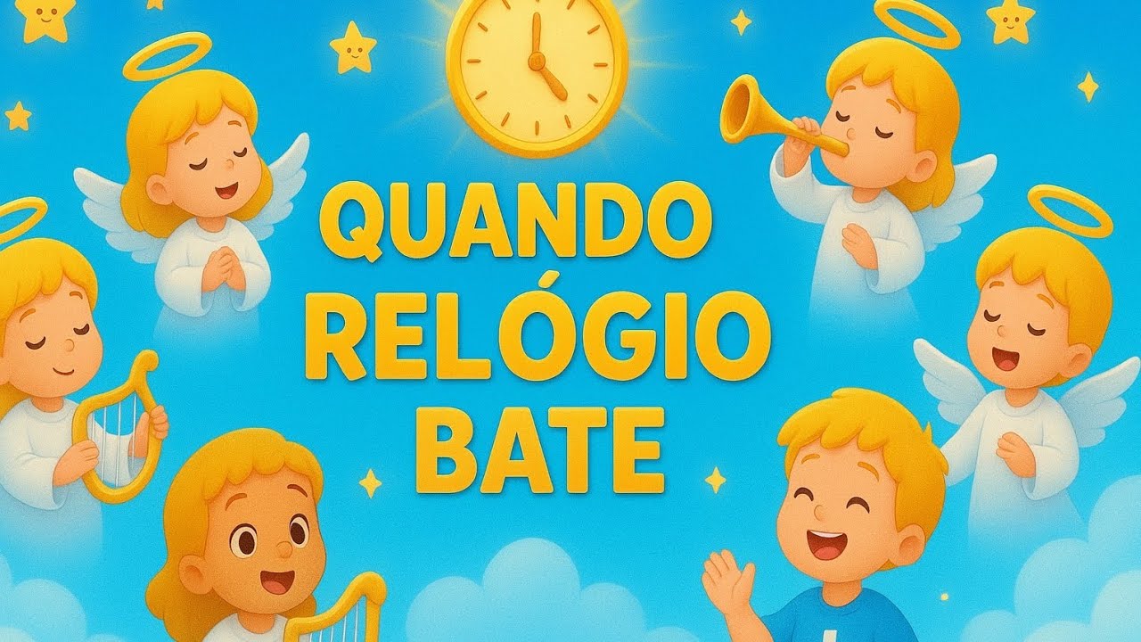 Quando o Relógio Bate – Música Infantil Gospel dos Anjinhos | Louvai ao ...