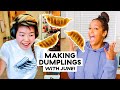 June Teaches Jackie How To Make Dumplings For The First Time | Delish