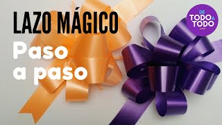 🎀Lazo MÁGICO paso a paso🎀 Lazo para regalos🎁