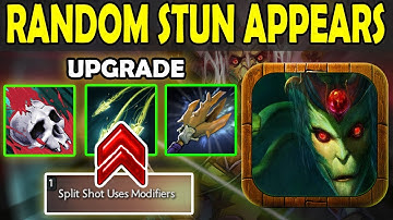 Upgrade Tree Talent  Split Shot Uses Modifiers [Stun+Critical] Ability Draft Dota 2