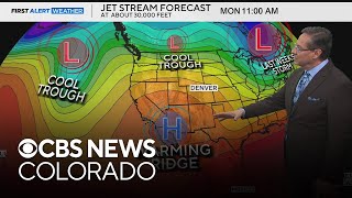 Prolonged warming trend with a few small chances for rain