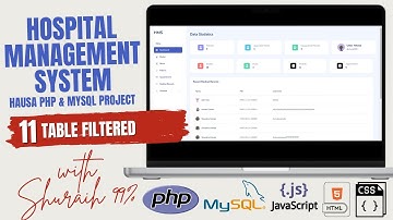 11 Table Sort and Filter | HOSPITAL MANAGEMENT SYSTEM with PHP & MYSQL in HAUSA