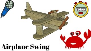 FULL PLANS at: http://myoutdoorplans.com/playhouse/airplane-swing-plans/ SUBSCRIBE for a new DIY video every single week! If 