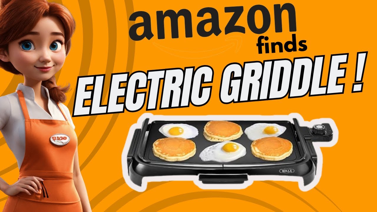 Electric griddle amazon finds Smokeless Indoor Grill, Nonstick Adjustable Temperature Control