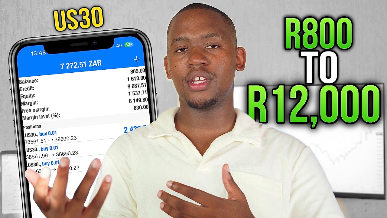 I Flipped R800 into R12,000 in 4 Hours Trading Us30 + Market Breakdown ...