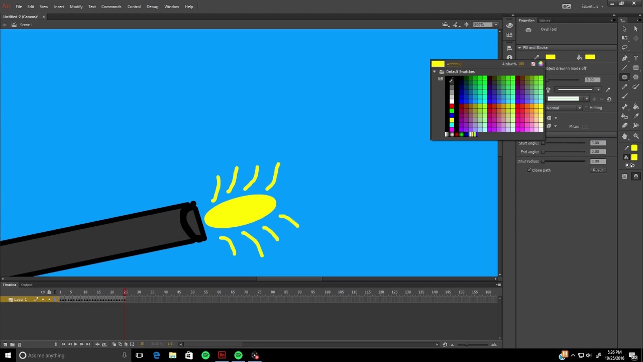 Adobe Animate CC Tutorial - YouTube