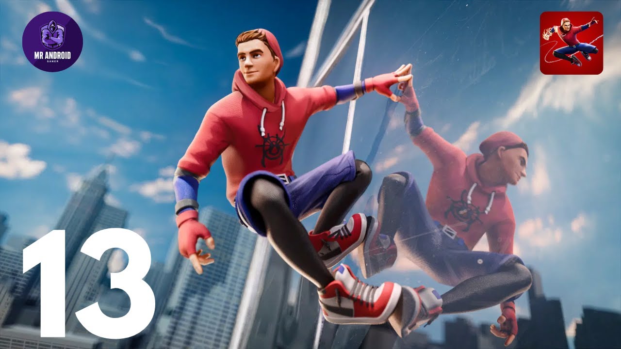 Spider Fighter 🕷️ | Stage 128-136 | Beat Rhino Boss 🦏 Unlock New Abilities ⚡ | Night City | Part 13