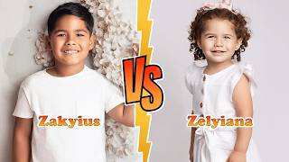 Zakyius VS Zelyiana Transformation 🌟 From Baby To 2026