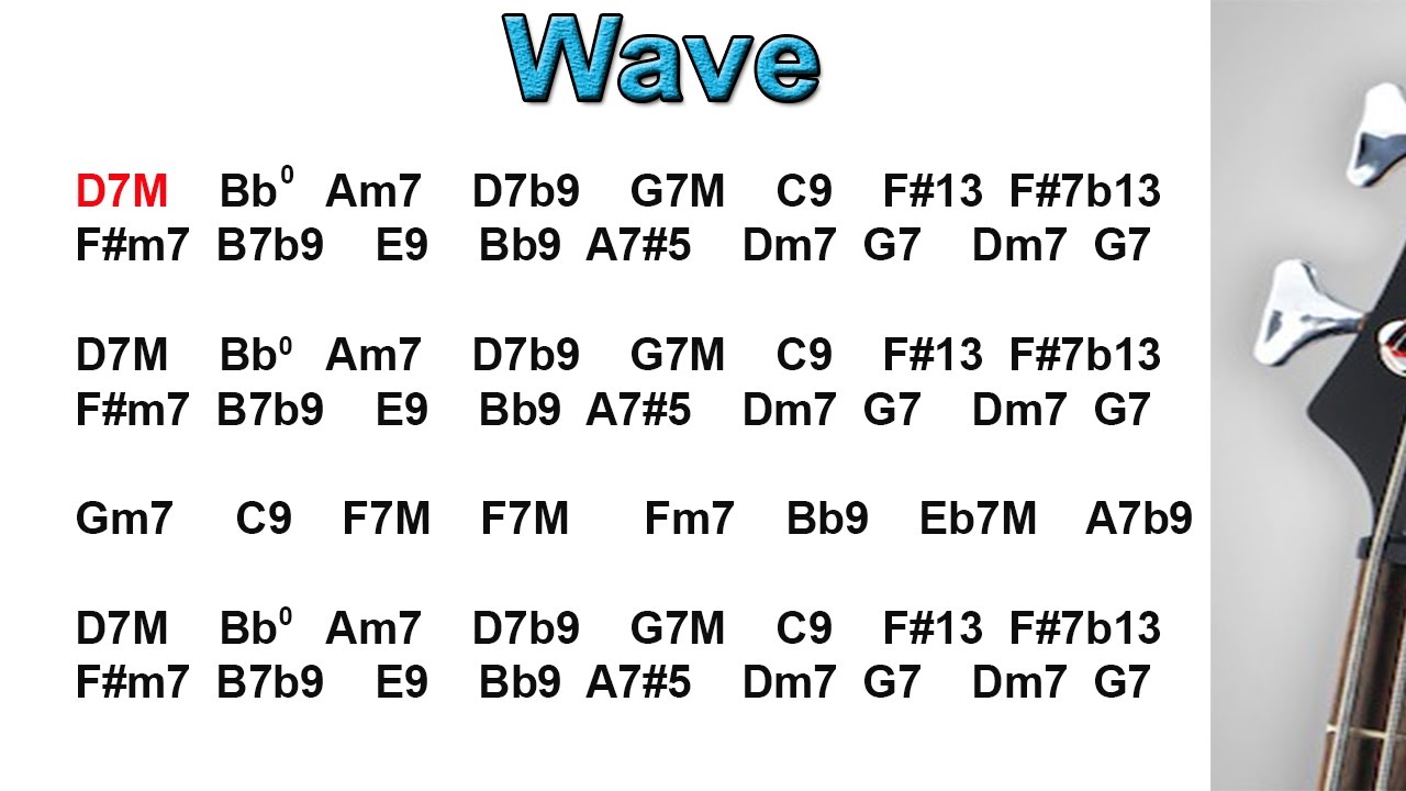 Wave (140 bpm) Backing Track - YouTube