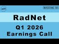 RadNet Q1 2026 Earnings Call | Revenue Hits $450M As AI-Enhanced Imaging Scan Volume Jumps 14%