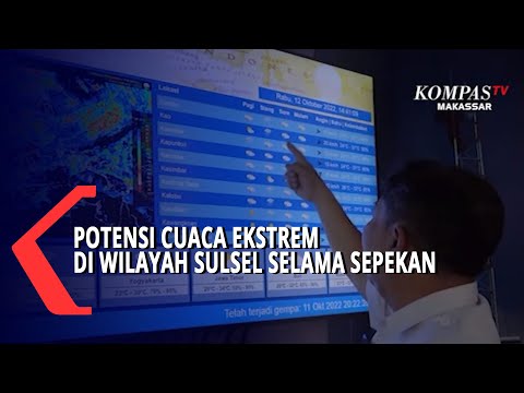 BMKG IV Makassar Keluarkan Peringatan Cuaca Extream DI Sulsel