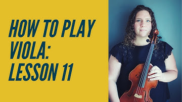 How to Play Viola: lesson 11 // Lightly Row, Bow Distribution, Legato